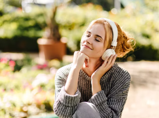 Listening to music